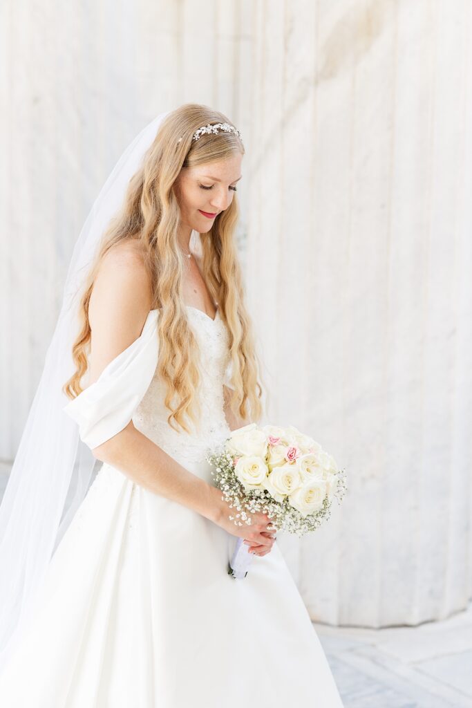 bridal portraits youngstown ohio classic white columns