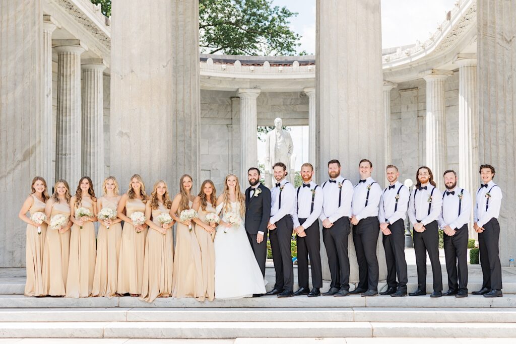 Youngstown Ohio Wedding Photographer bridal party photos