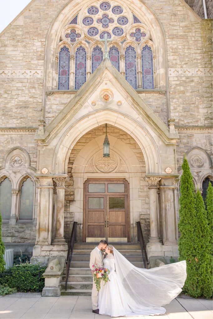 St. Paul's Shrine Cleveland Ohio Wedding and EOUV Club Wedding Reception