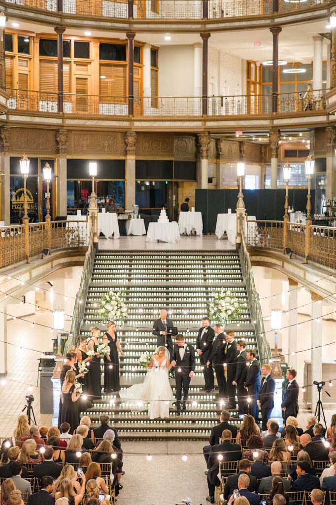 Wedding Photographer in Cleveland The Arcade Cleveland