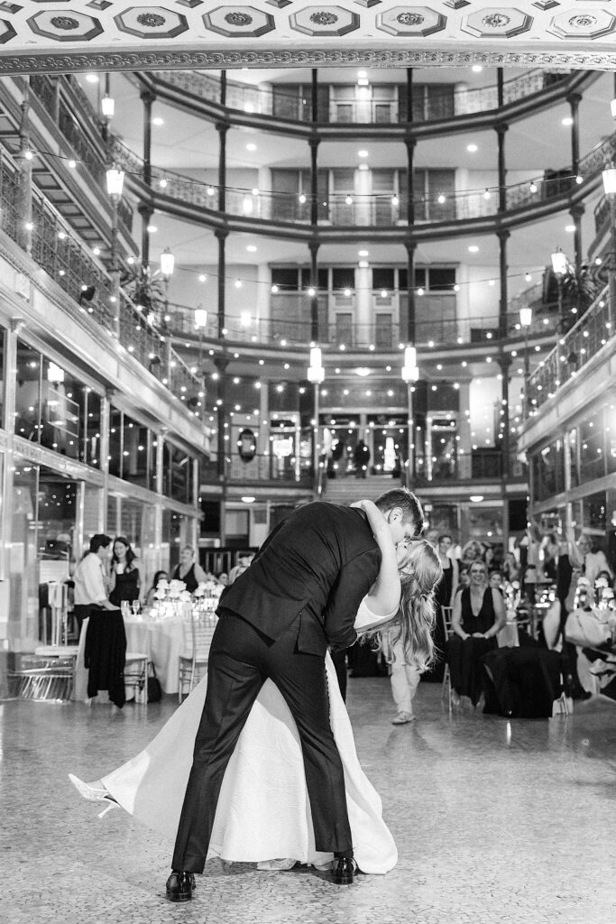 Wedding Photographer in Cleveland The Old Arcade Wedding