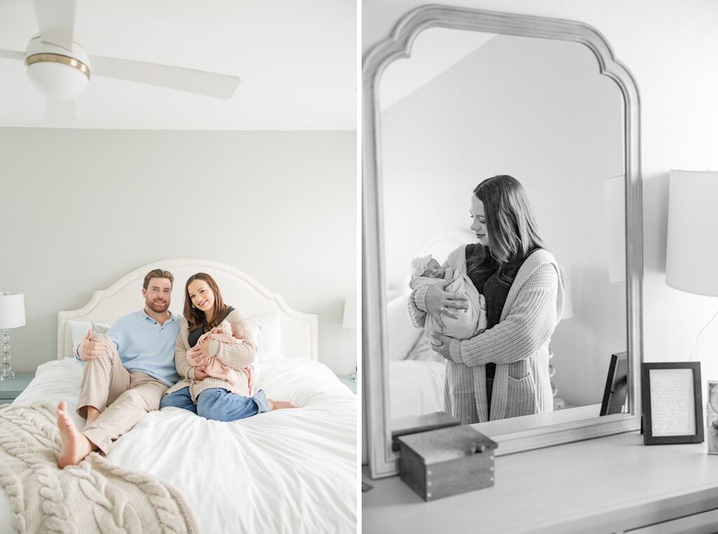 Akron Newborn Photography In home lifstyle photography