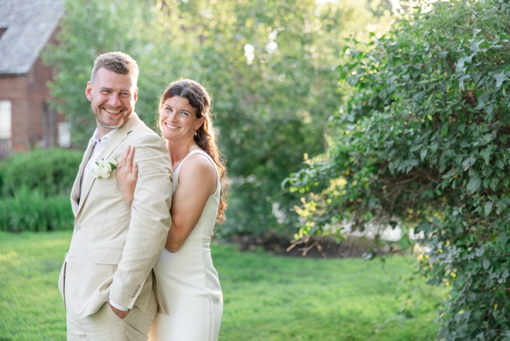 Golden Hour at Tudor House at Mason's Cove Wedding