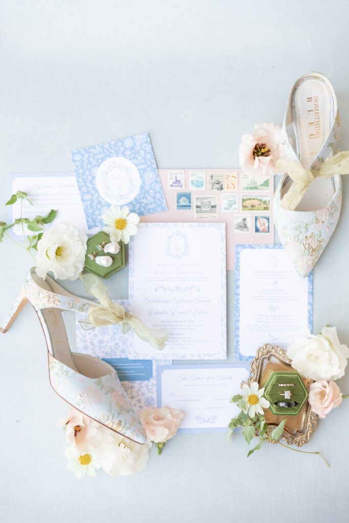 Catholic Wedding Photographer in Cleveland vintage-inspired wedding details