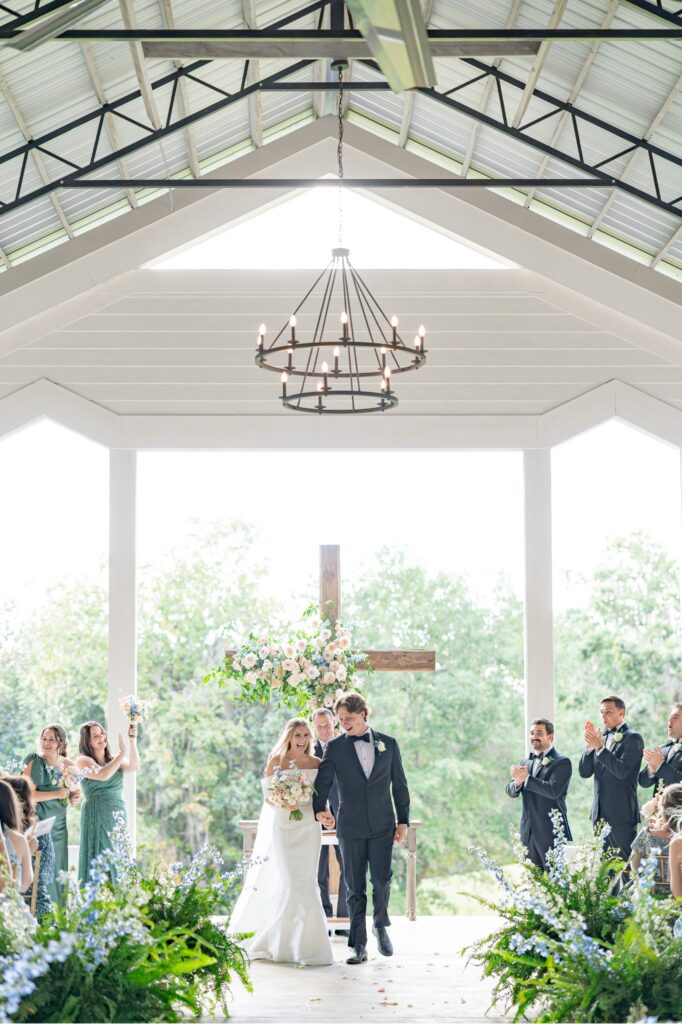 Fox Hill Wedding Bride and Groom Just married