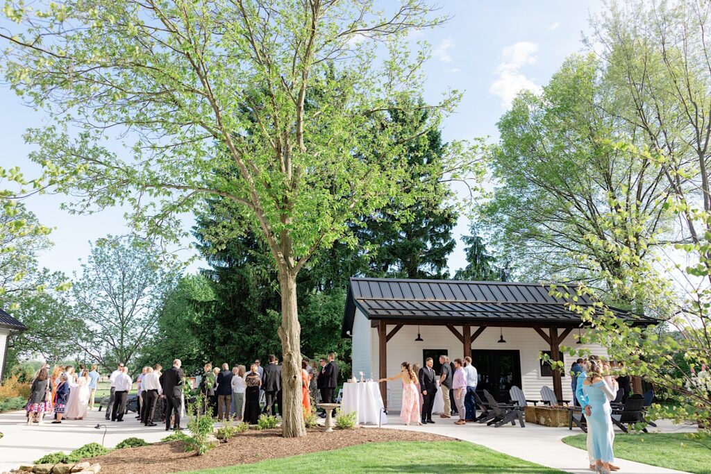 1840 Manor House Outdoor Cocktail Hour Space and Bourbon Lounge