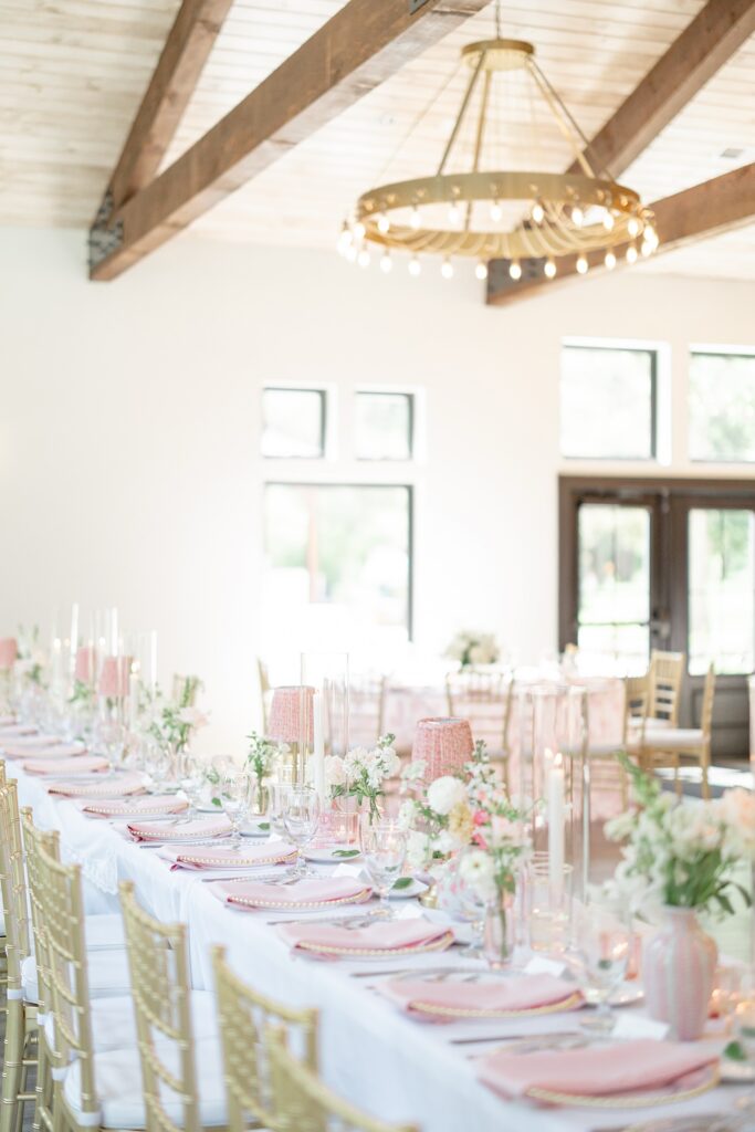 1840 Manor House Wedding Reception Space Feminine Florals and Decor by Molly Taylor & Co.