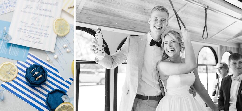coastal wedding Cleveland Amalfi Coast wedding portraits